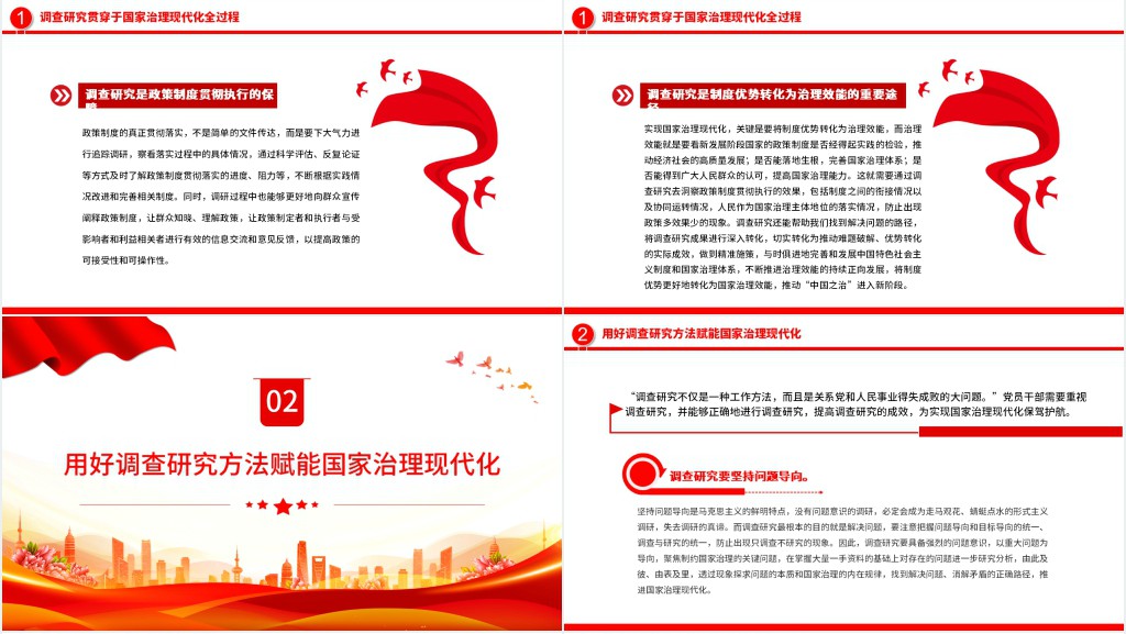 以调查研究扎实推进国家治理现代化PPT党课 以调查研究扎实推进国家治理现代化PPT党课