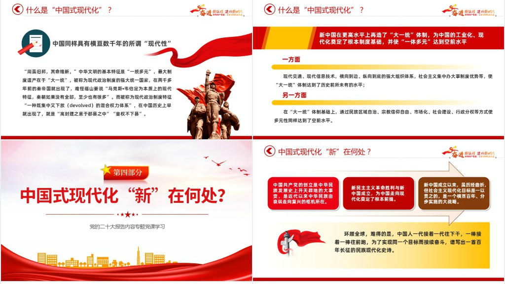 深入理解中国式现代化PPT党课 深入理解中国式现代化PPT党课