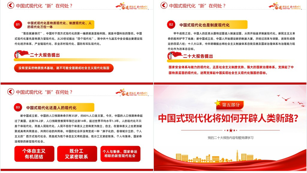 深入理解中国式现代化PPT党课 深入理解中国式现代化PPT党课