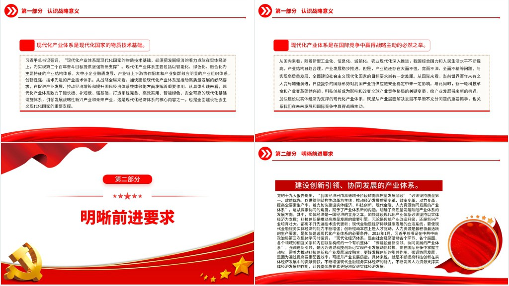 加快建设现代化产业体系PPT党课 加快建设现代化产业体系PPT党课