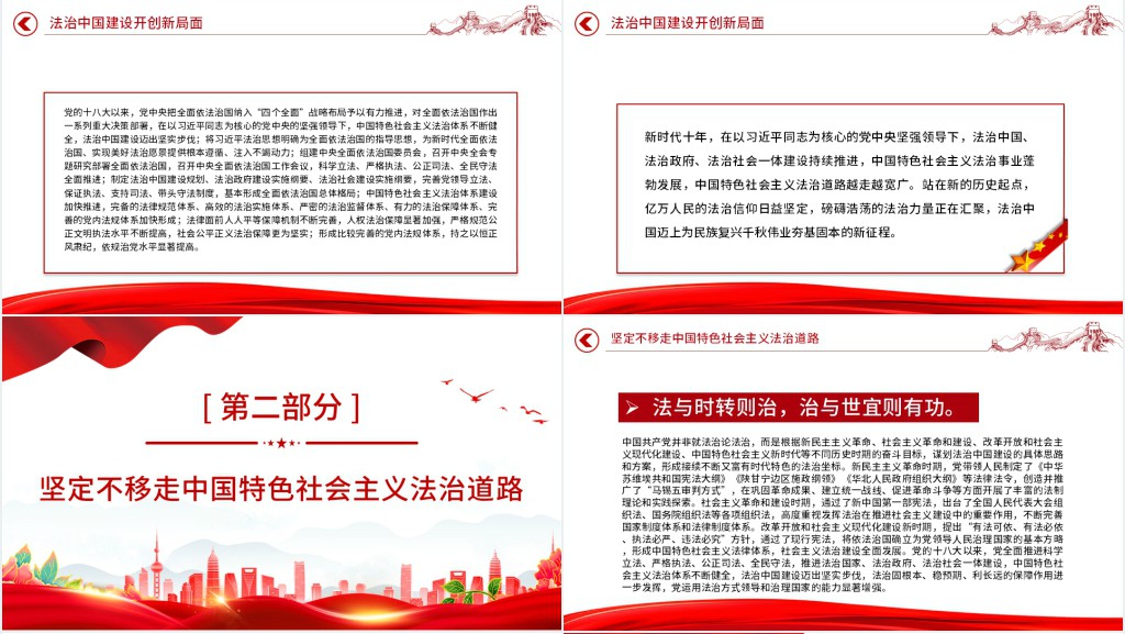 谱写法治中国新征程的壮丽篇章PPT党课 谱写法治中国新征程的壮丽篇章PPT党课