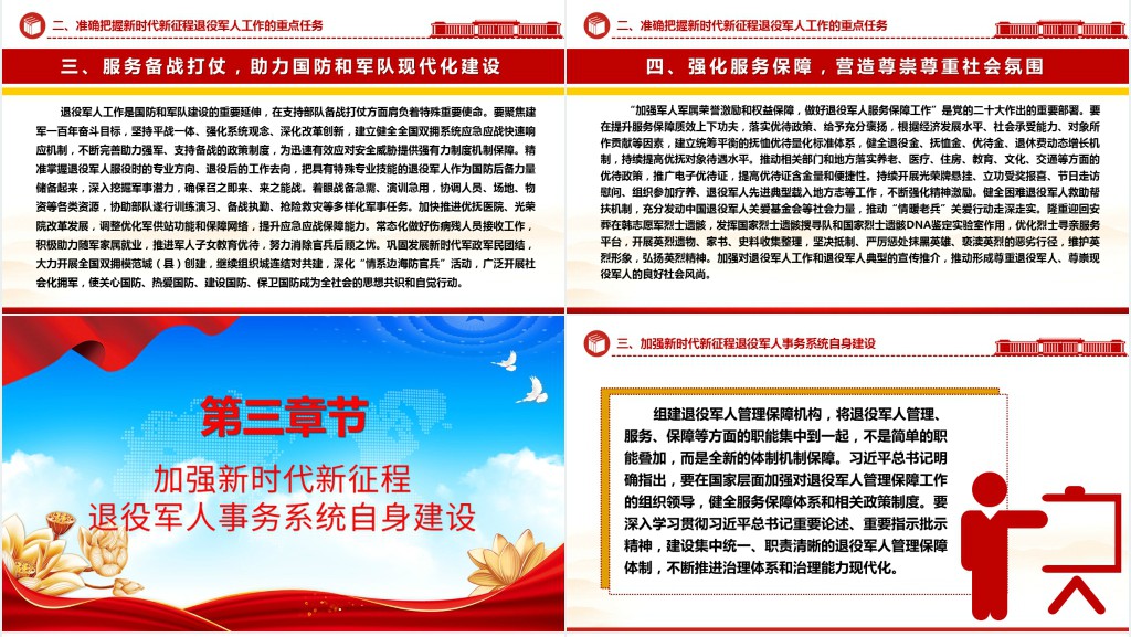 推动新时代新征程退役军人工作高质量发展PPT党课 推动新时代新征程退役军人工作高质量发展PPT党课