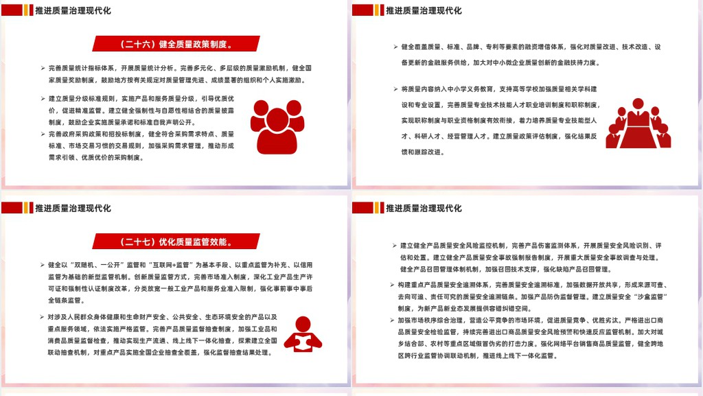 中共中央国务院印发《质量强国建设纲要》PPT党课 中共中央国务院印发《质量强国建设纲要》PPT党课