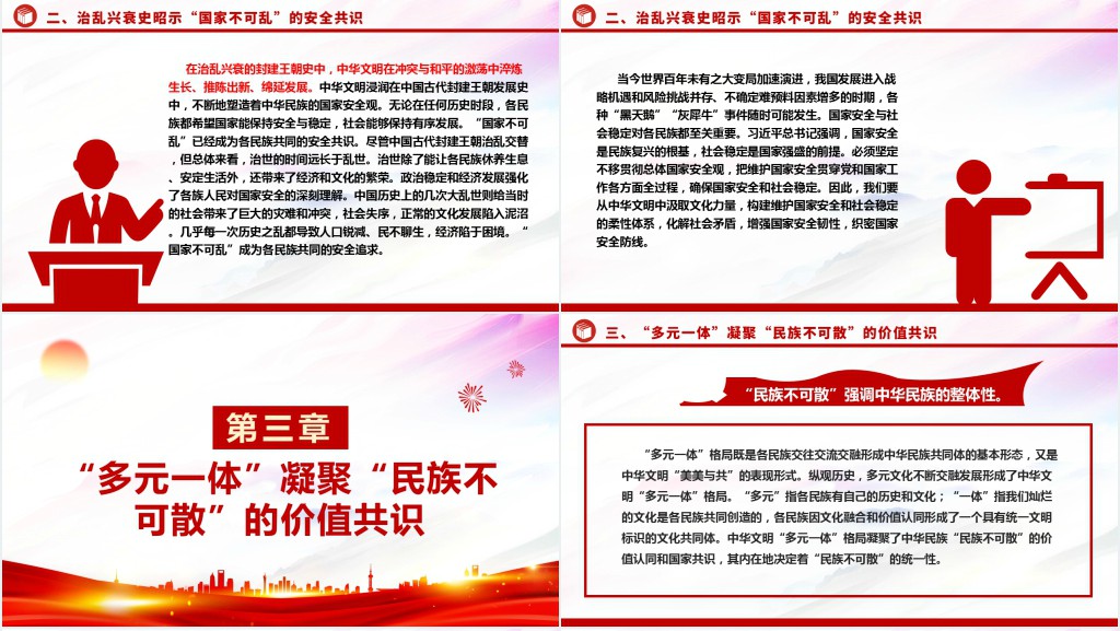 中华文明统一性中“四个不可”的逻辑意蕴PPT党课