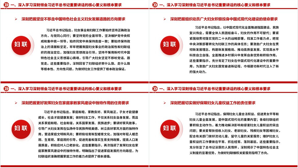 牢记嘱托砥砺奋进 为强国建设民族复兴伟业贡献“半边天”力量PPT党课 牢记嘱托砥砺奋进 为强国建设民族复兴伟业贡献“半边天”力量PPT党课