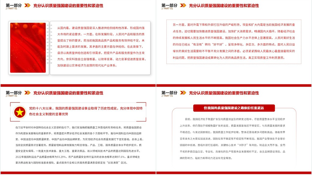 党员干部学习《质量强国建设纲要》专题PPT党课 党员干部学习《质量强国建设纲要》专题PPT党课