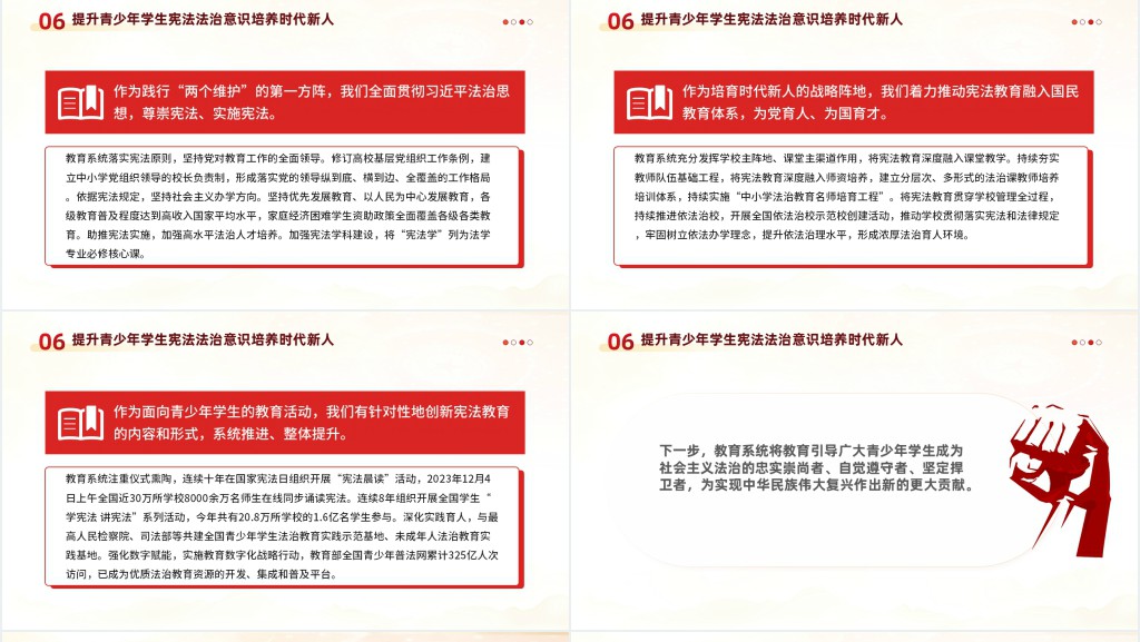 弘扬宪法精神加强宪法实施为强国建设民族复兴提供宪法保障PPT党课 弘扬宪法精神加强宪法实施为强国建设民族复兴提供宪法保障PPT党课