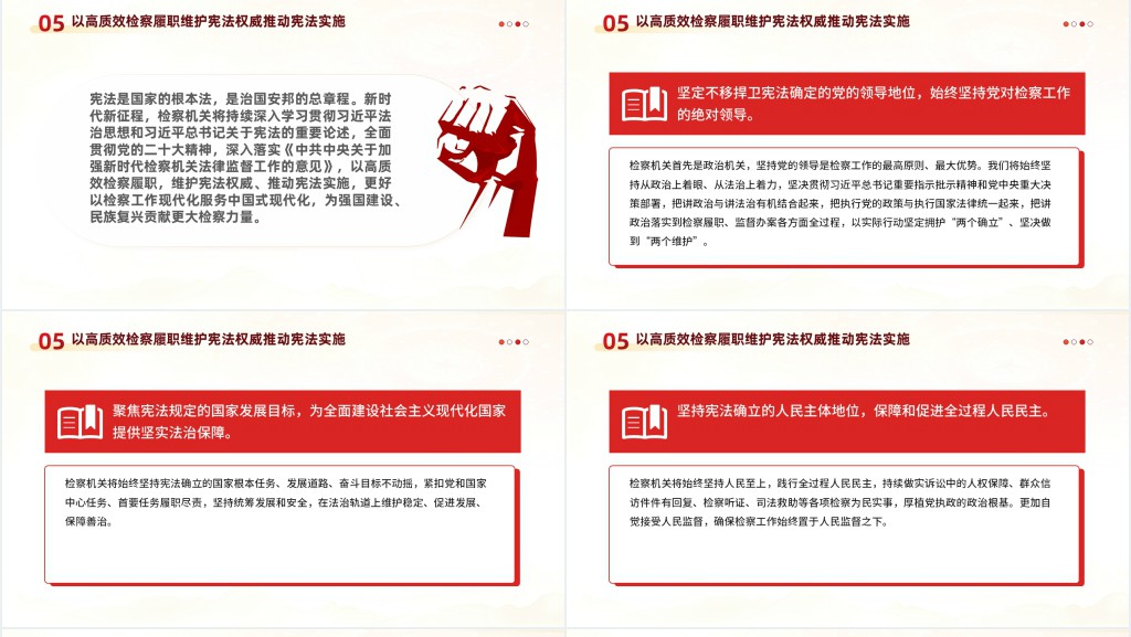弘扬宪法精神加强宪法实施为强国建设民族复兴提供宪法保障PPT党课 弘扬宪法精神加强宪法实施为强国建设民族复兴提供宪法保障PPT党课