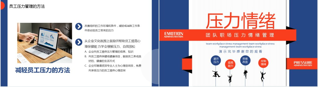 职场压力与情绪管理培训课程PPT模板 职场压力与情绪管理培训课程PPT模板