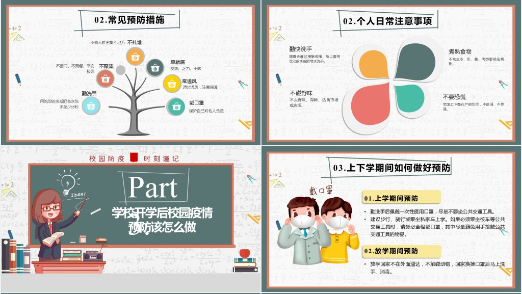 防疫复课开学第一课PPT课件 防疫复课开学第一课PPT课件