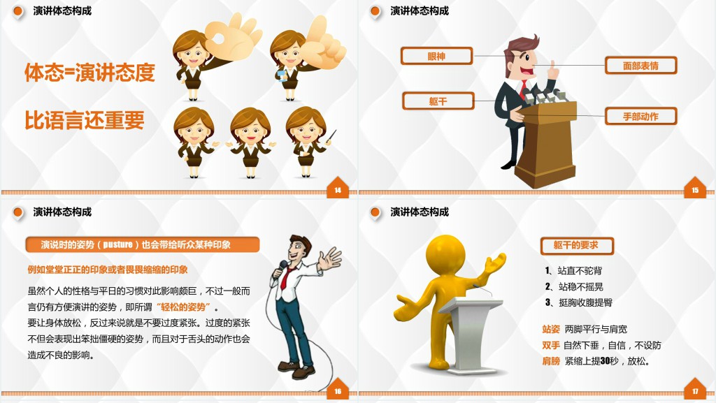 演讲与培训技巧PPT模板