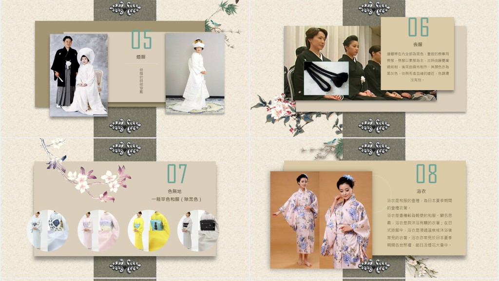 日本传统和服文化介绍PPT模板 日本传统和服文化介绍PPT模板