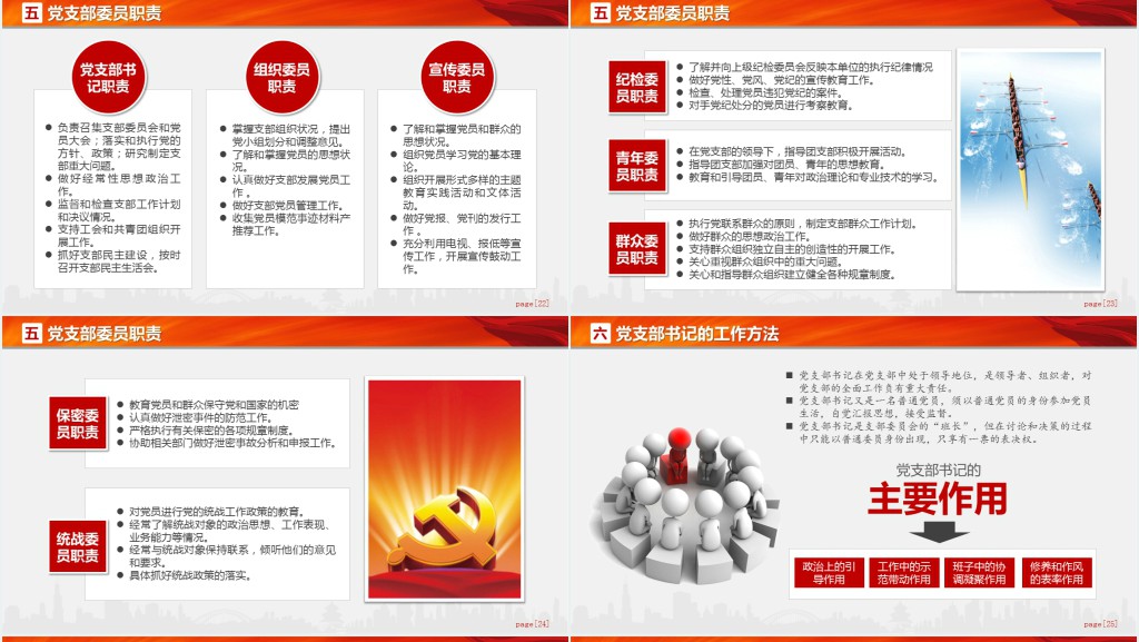党支部党务工作党建知识培训PPT党课 党支部党务工作党建知识培训PPT党课