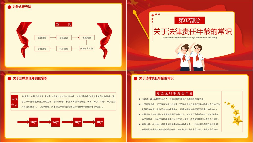 加强青少年法律意识教育PPT模板 加强青少年法律意识教育PPT模板