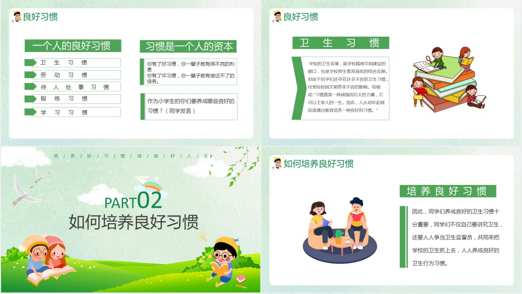 培养好习惯成就好人生课件 培养好习惯成就好人生课件