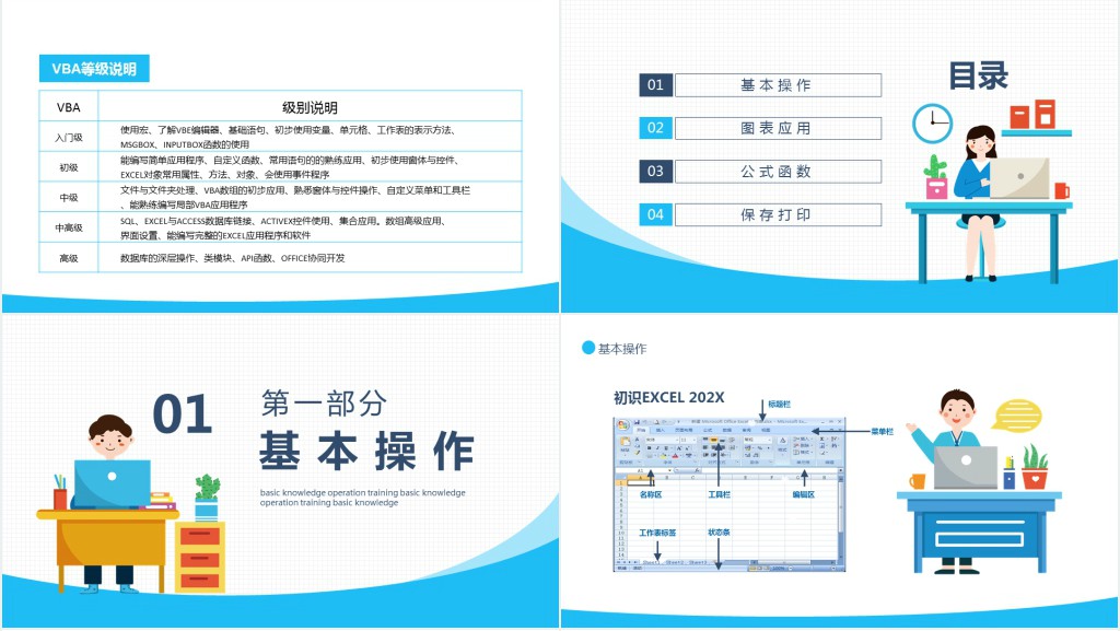 EXCEL基础知识操作培训动态PPT