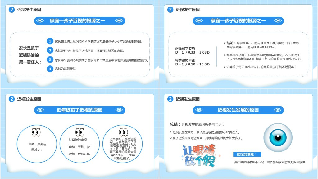 中小学生预防近视保护视力主题班会PPT课件 中小学生预防近视保护视力主题班会PPT课件