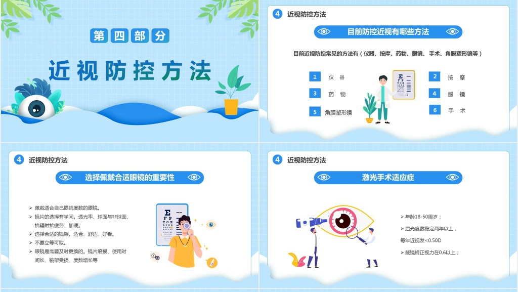 中小学生预防近视保护视力主题班会PPT课件 中小学生预防近视保护视力主题班会PPT课件