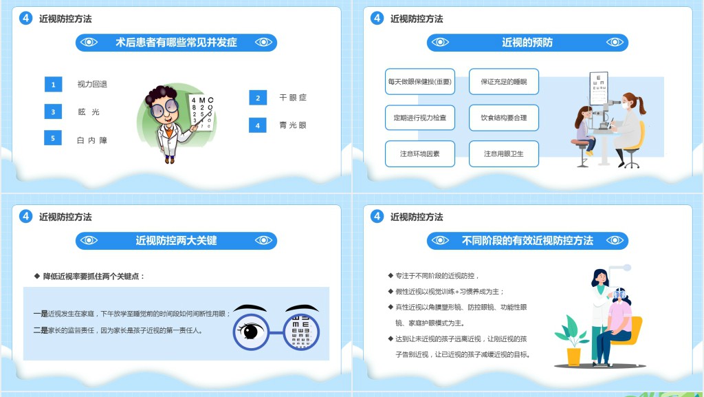 中小学生预防近视保护视力主题班会PPT课件 中小学生预防近视保护视力主题班会PPT课件