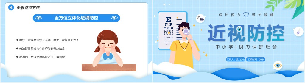 中小学生预防近视保护视力主题班会PPT课件 中小学生预防近视保护视力主题班会PPT课件