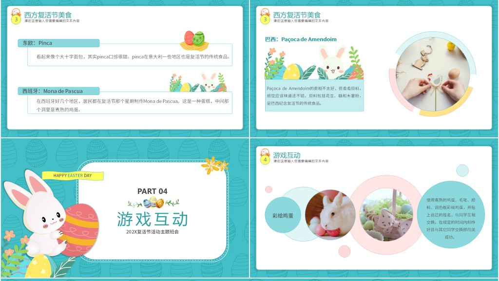 复活节主题班会教案PPT课件 复活节主题班会教案PPT课件