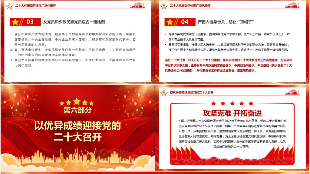 二十大总结党的百年奋斗重大成就和历史经验PPT党课 二十大总结党的百年奋斗重大成就和历史经验PPT党课