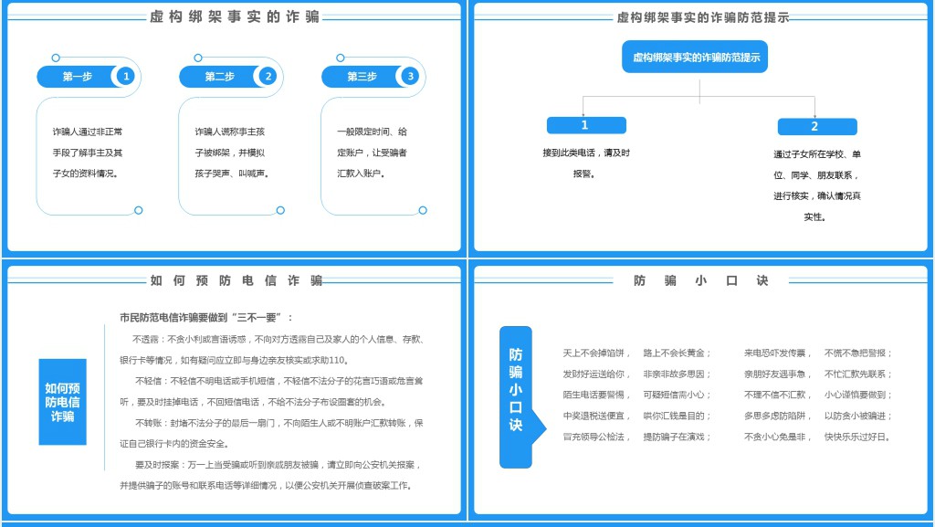 卡通风校园防范电信诈骗讲座PPT课件 卡通风校园防范电信诈骗讲座PPT课件