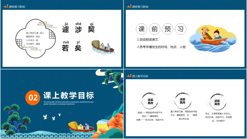 刻舟求剑文言文PPT课件 刻舟求剑文言文PPT课件
