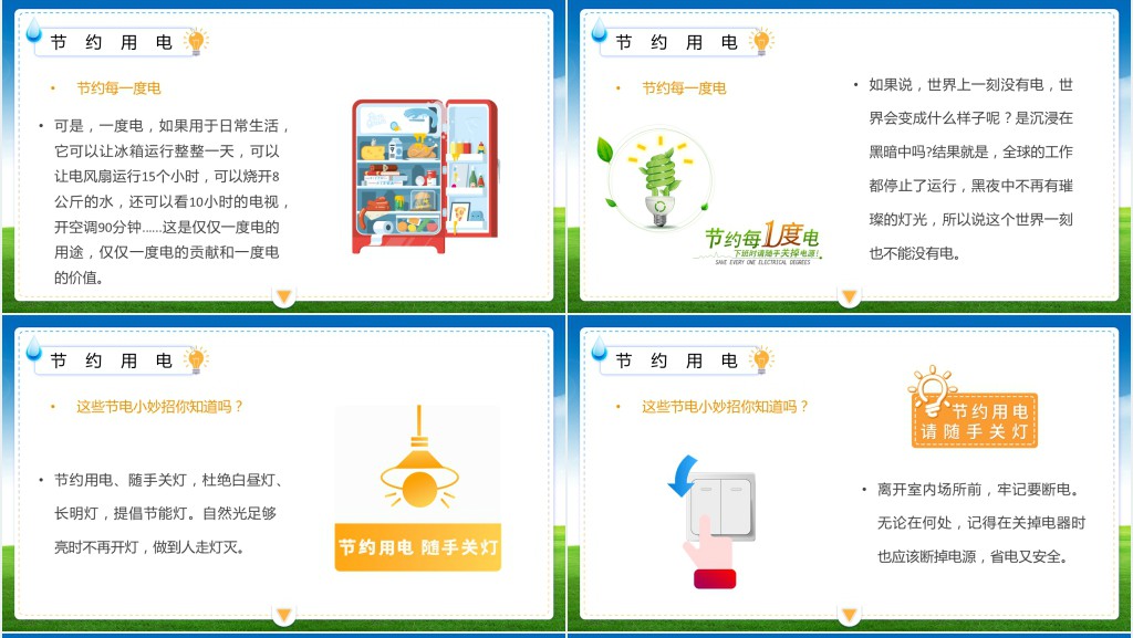 节约用水用电主题班会教案PPT课件 节约用水用电主题班会教案PPT课件