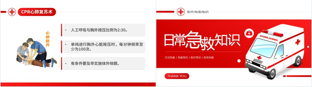 日常急救知识普及活动PPT模板 日常急救知识普及活动PPT模板