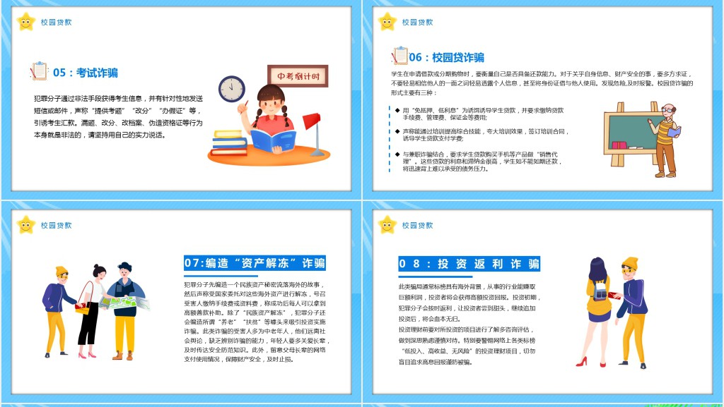 预防校园网贷诈骗教育PPT课件 预防校园网贷诈骗教育PPT课件