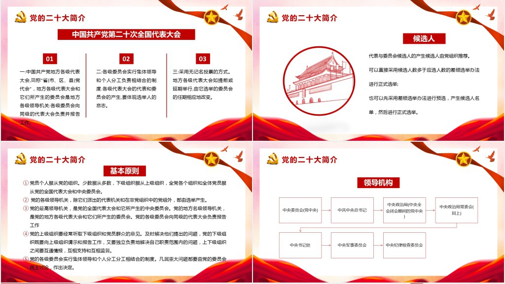 迎接二十大永远跟党走PPT党课 迎接二十大永远跟党走PPT党课