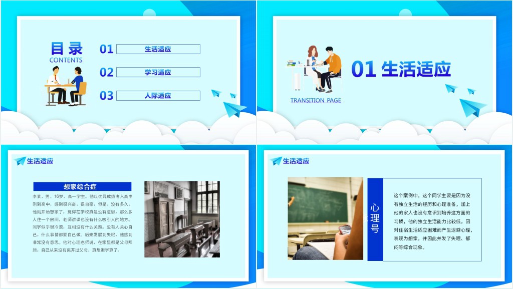 高中新生小学开学心理调整适应PPT课件 高中新生小学开学心理调整适应PPT课件
