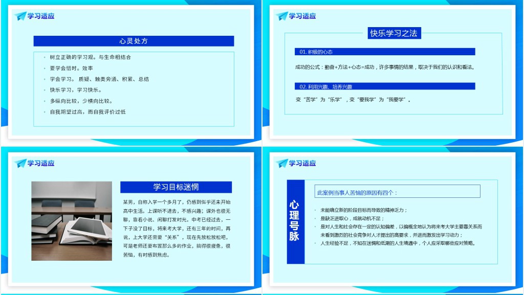高中新生小学开学心理调整适应PPT课件 高中新生小学开学心理调整适应PPT课件