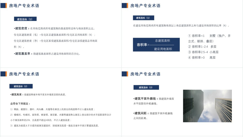 简约商务风地产行业房地产基础知识培训PPT模板