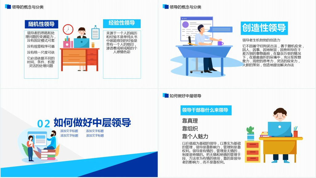 中层管理干部培训PPT模板