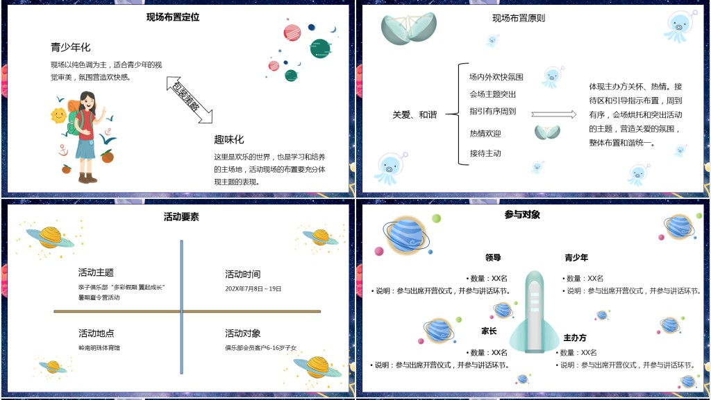 航空航天夏令营主题活动方案PPT模板 航空航天夏令营主题活动方案PPT模板