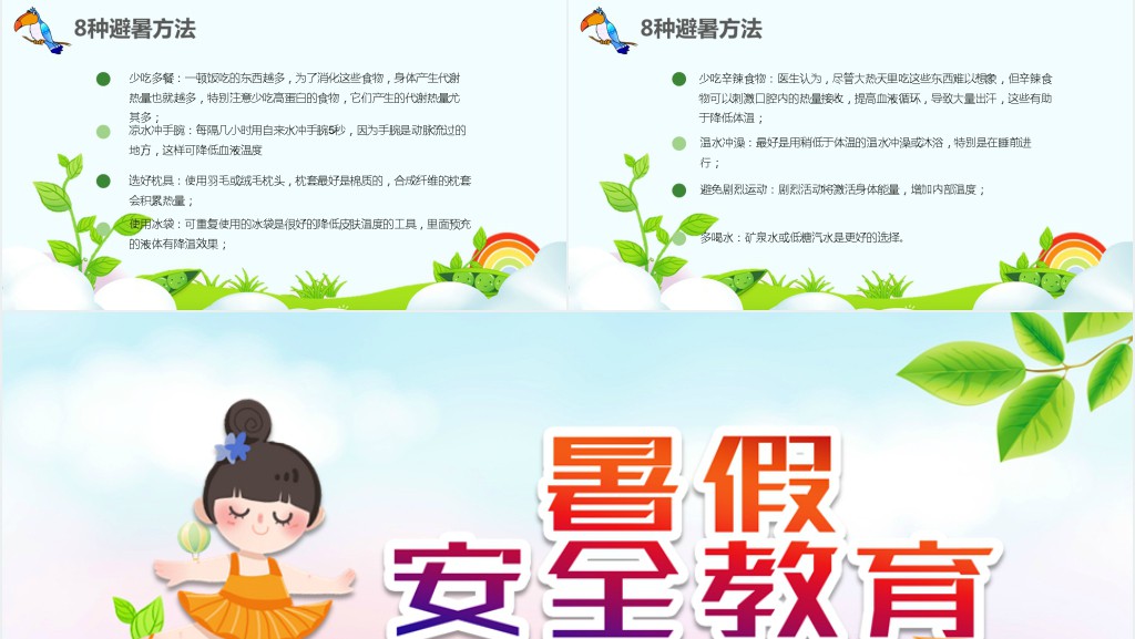 夏季暑假放假安全教育PPT课件 夏季暑假放假安全教育PPT课件
