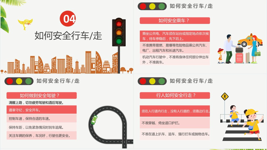 暑假交通安全教育班会PPT课件 暑假交通安全教育班会PPT课件