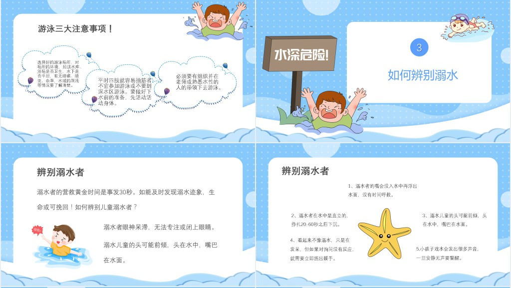 预防防溺水六不准班会内容PPT课件 预防防溺水六不准班会内容PPT课件