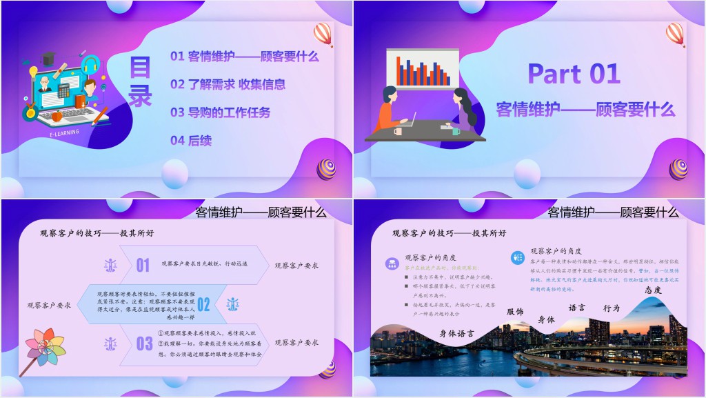 销售服务技能培训PPT模板 销售服务技能培训PPT模板