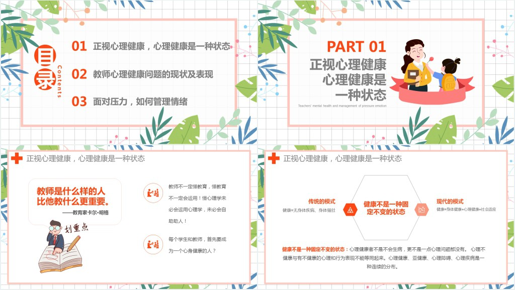 心理健康老师教师培训内容PPT课件 心理健康老师教师培训内容PPT课件