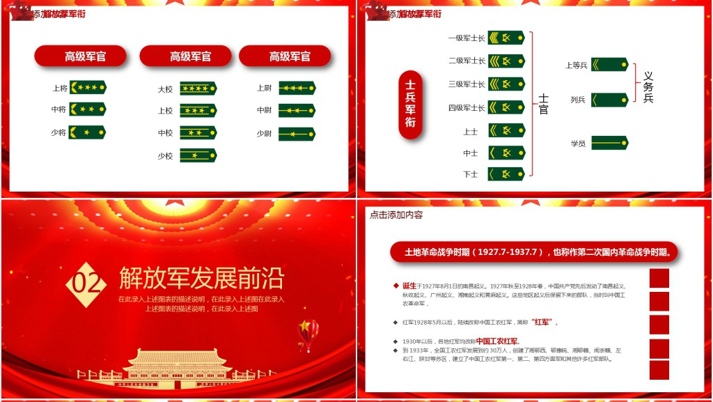 庆八一建军节主题班会活动PPT课件 庆八一建军节主题班会活动PPT课件
