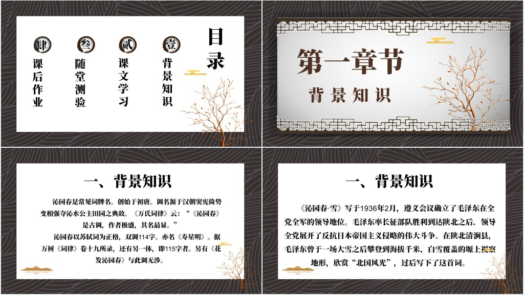 沁园春雪教案PPT课件 沁园春雪教案PPT课件