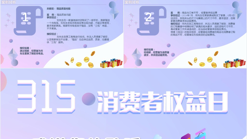 国际消费权益日维权知识PPT模板 国际消费权益日维权知识PPT模板