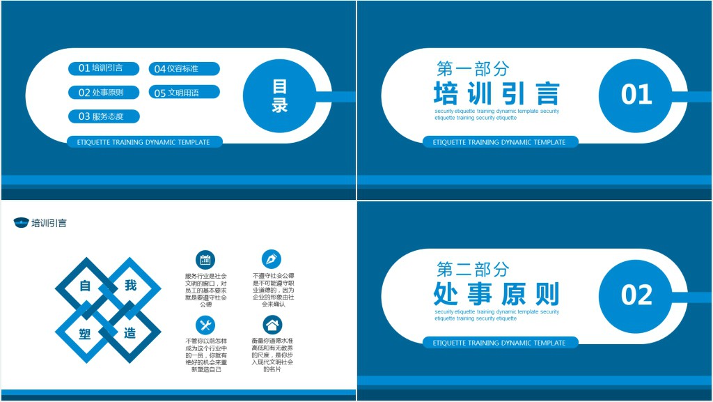 保安服务礼仪意识培训内容PPT课件 保安服务礼仪意识培训内容PPT课件