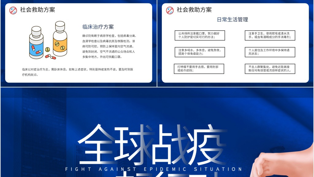 全球战疫一起行动PPT 全球战疫一起行动PPT