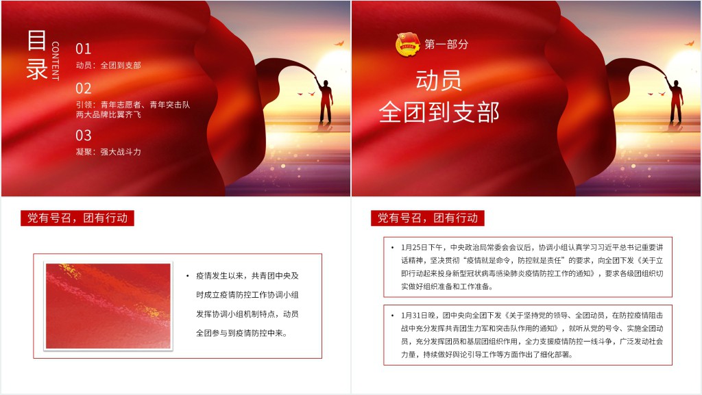 共青团抗疫PPT 共青团抗疫PPT