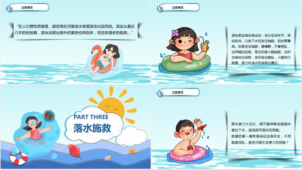 暑假防溺水安全知识PPT课件 暑假防溺水安全知识PPT课件