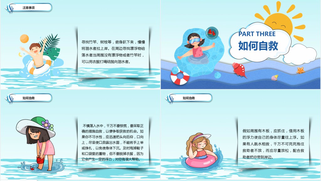 暑假防溺水安全知识PPT课件 暑假防溺水安全知识PPT课件